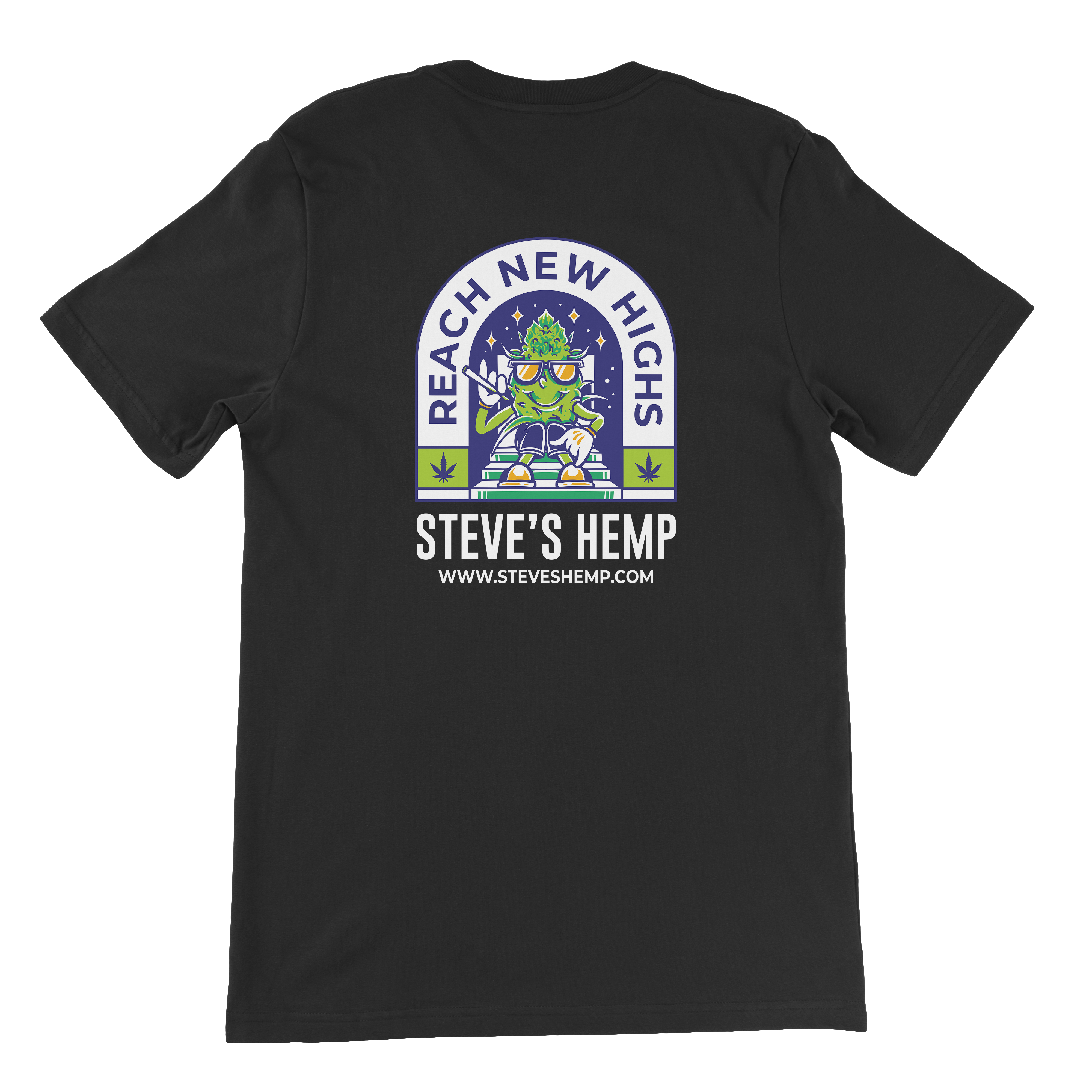 Reach New Highs T-Shirt - Steve's Hemp