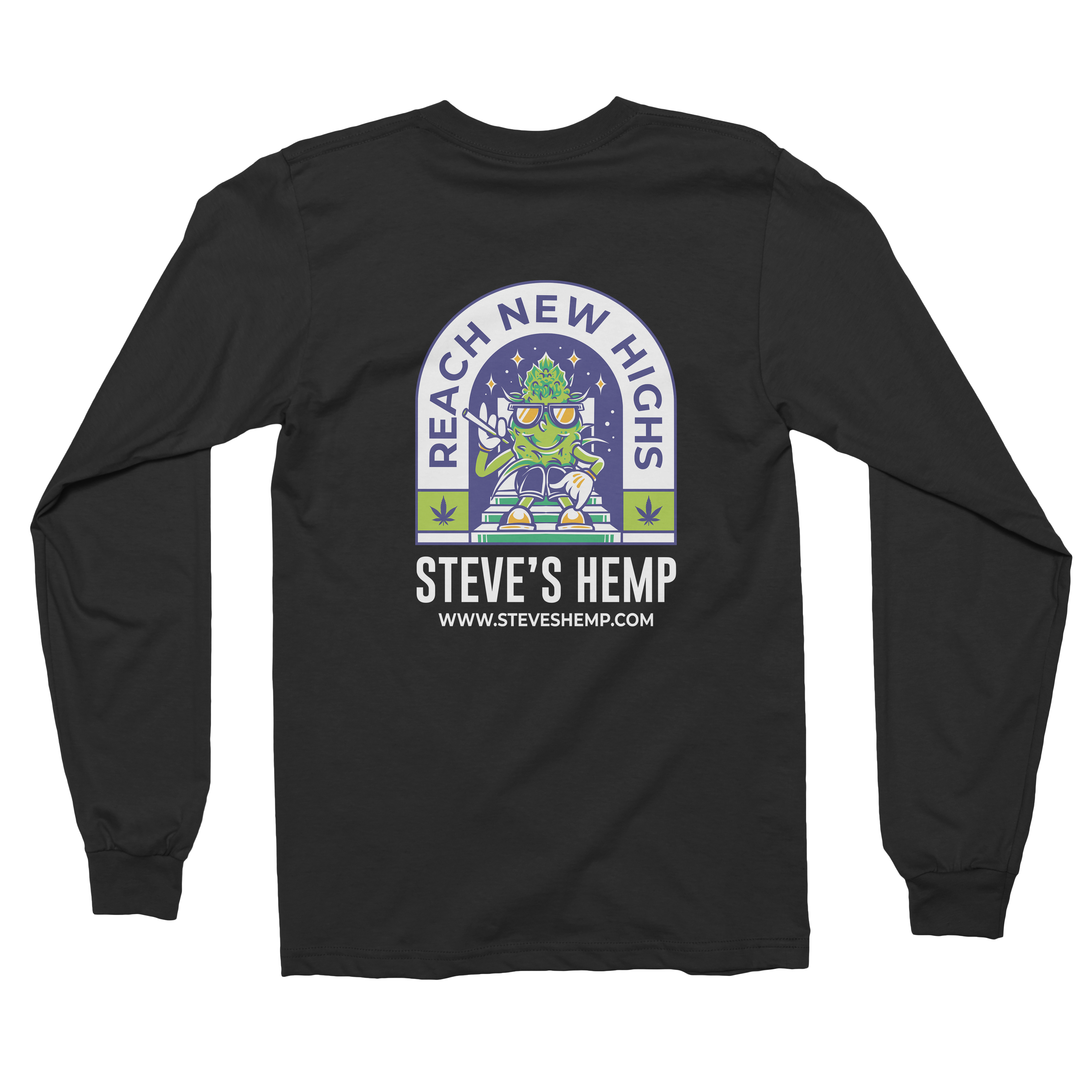 Reach New Highs Crewneck - Steve's Hemp