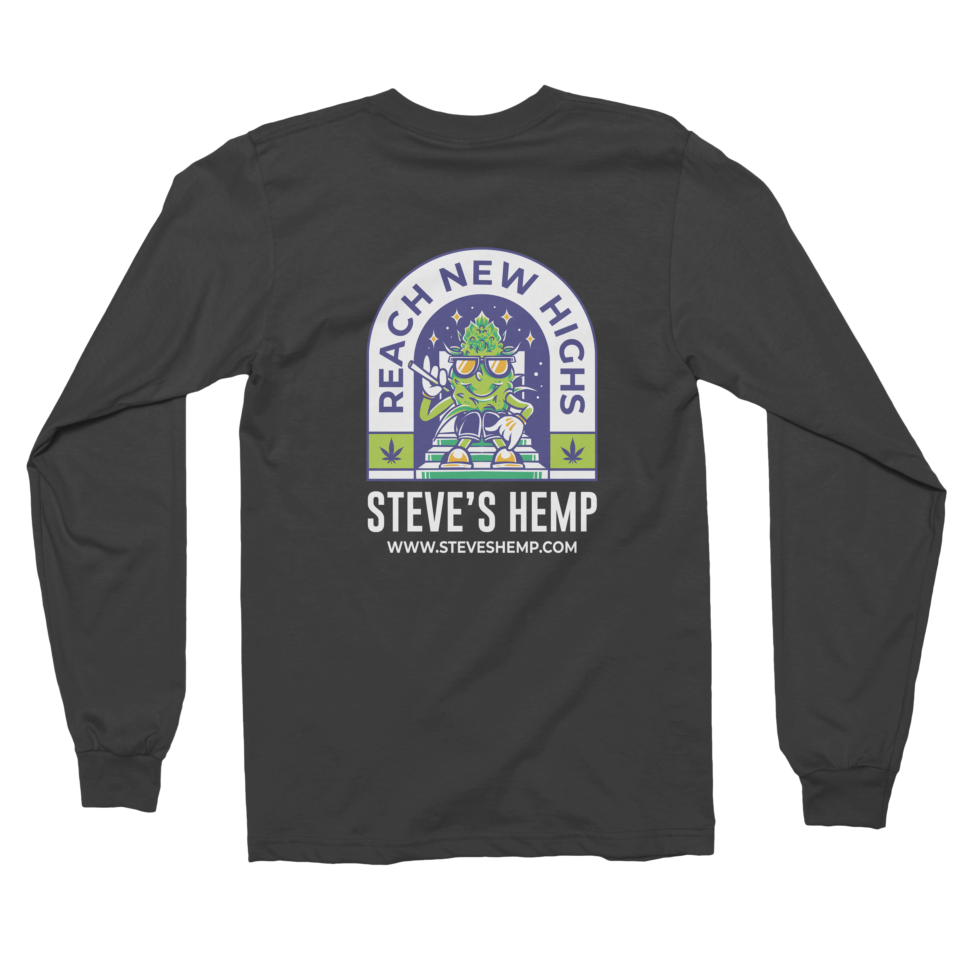 Reach New Highs Crewneck - Steve's Hemp