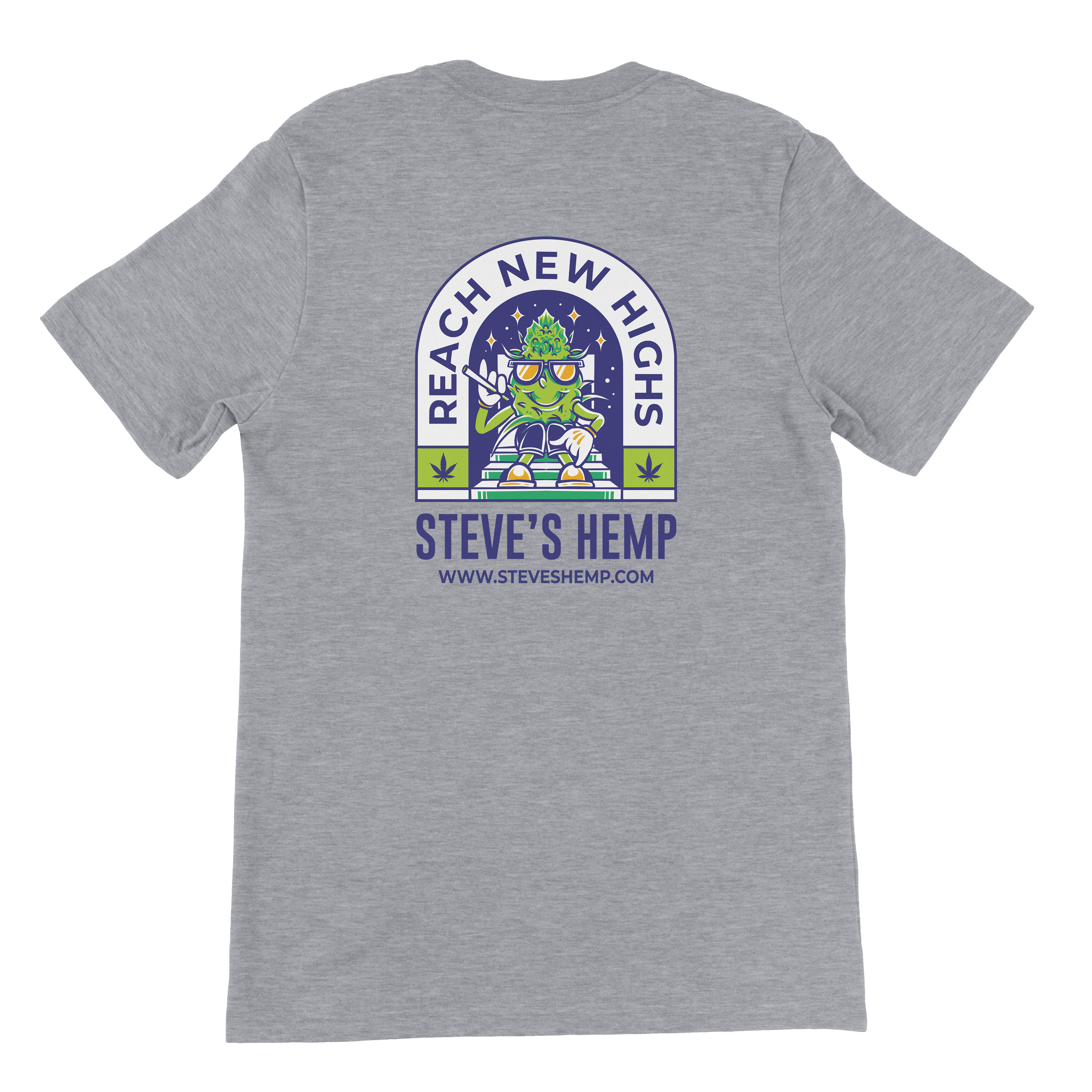 Reach New Highs T-Shirt - Steve's Hemp