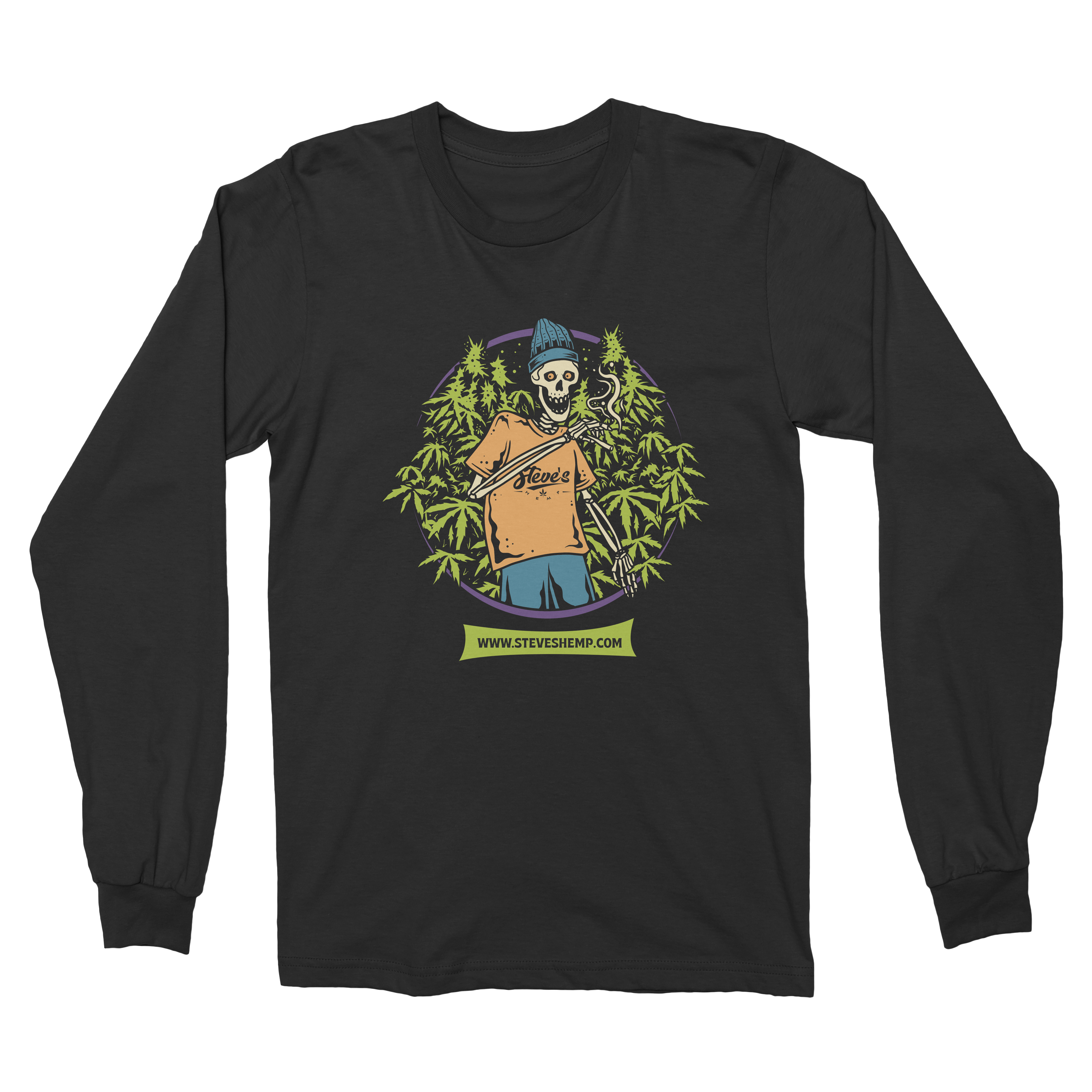 Skeleton Crewneck - Steve's Hemp