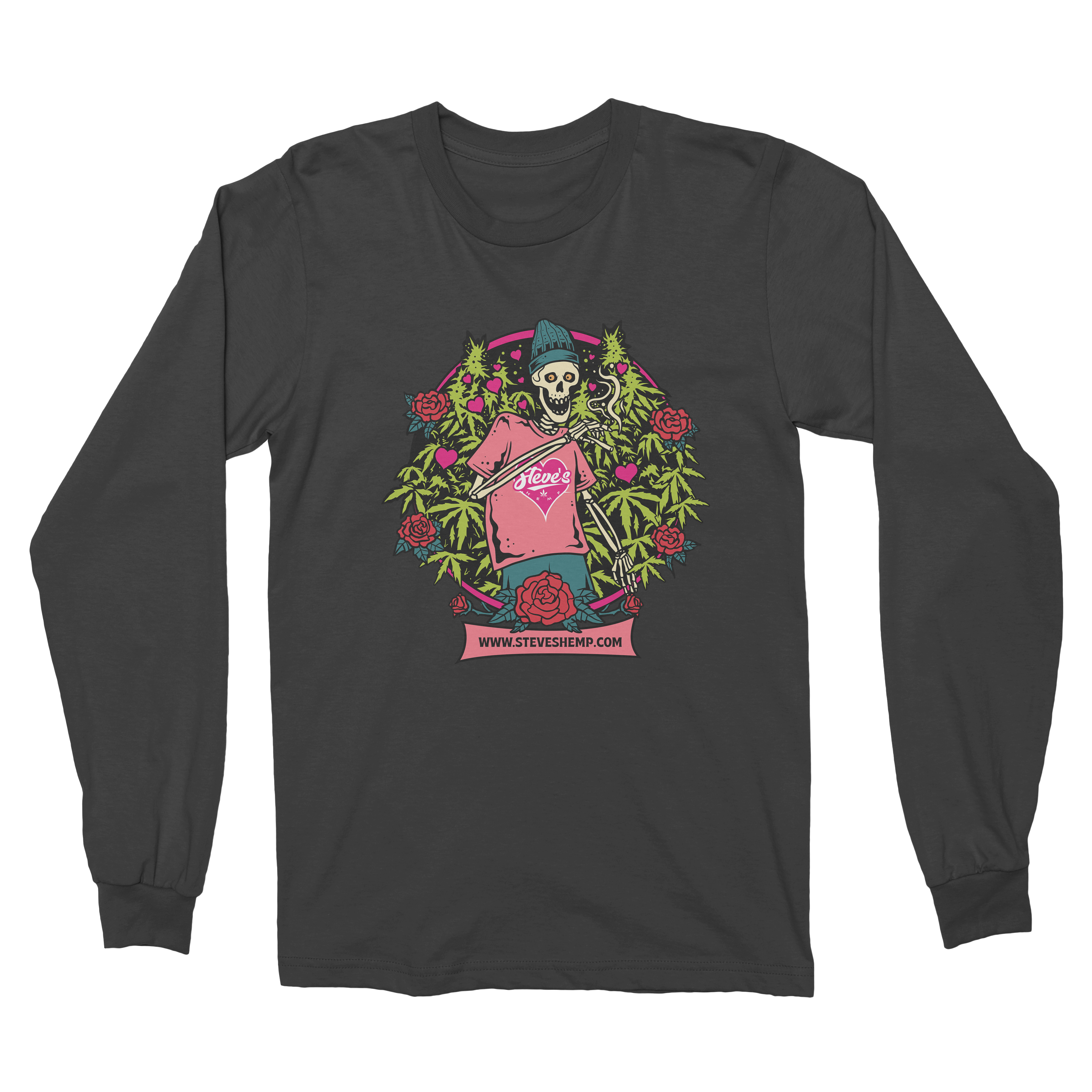 Valentine Skeleton Crewneck - Steve's Hemp