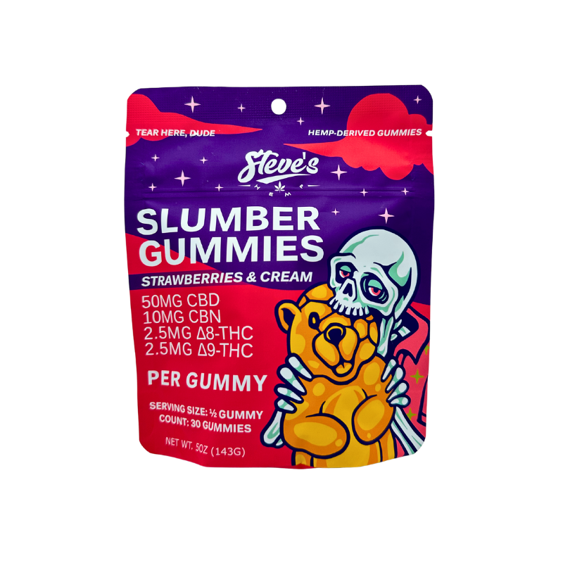 Delta-9 THC Sleep Gummies - Steve's Hemp | Wisconsin Hemp Products