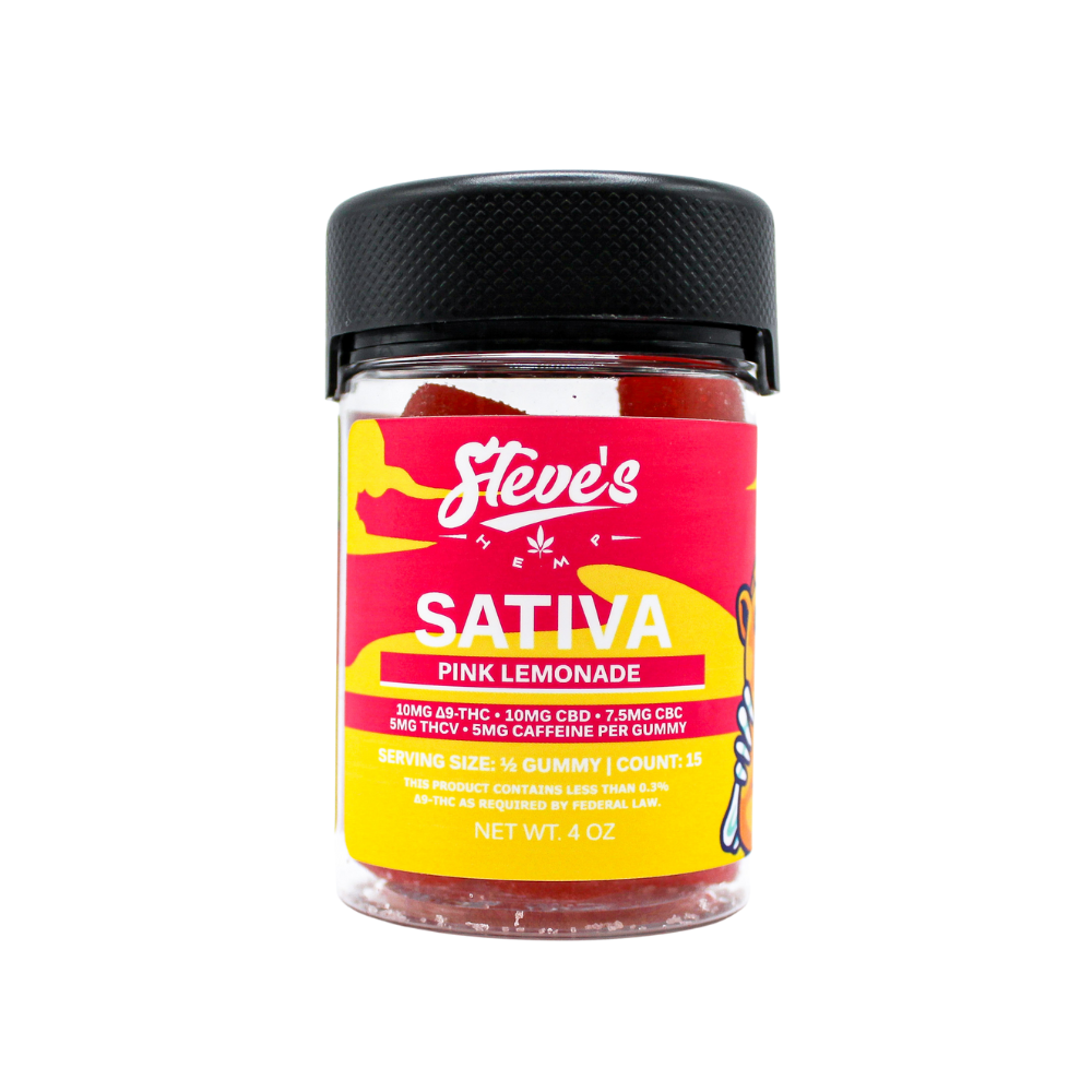 10mg THC Sativa Gummies - Steve's Hemp | Wisconsin Hemp Products