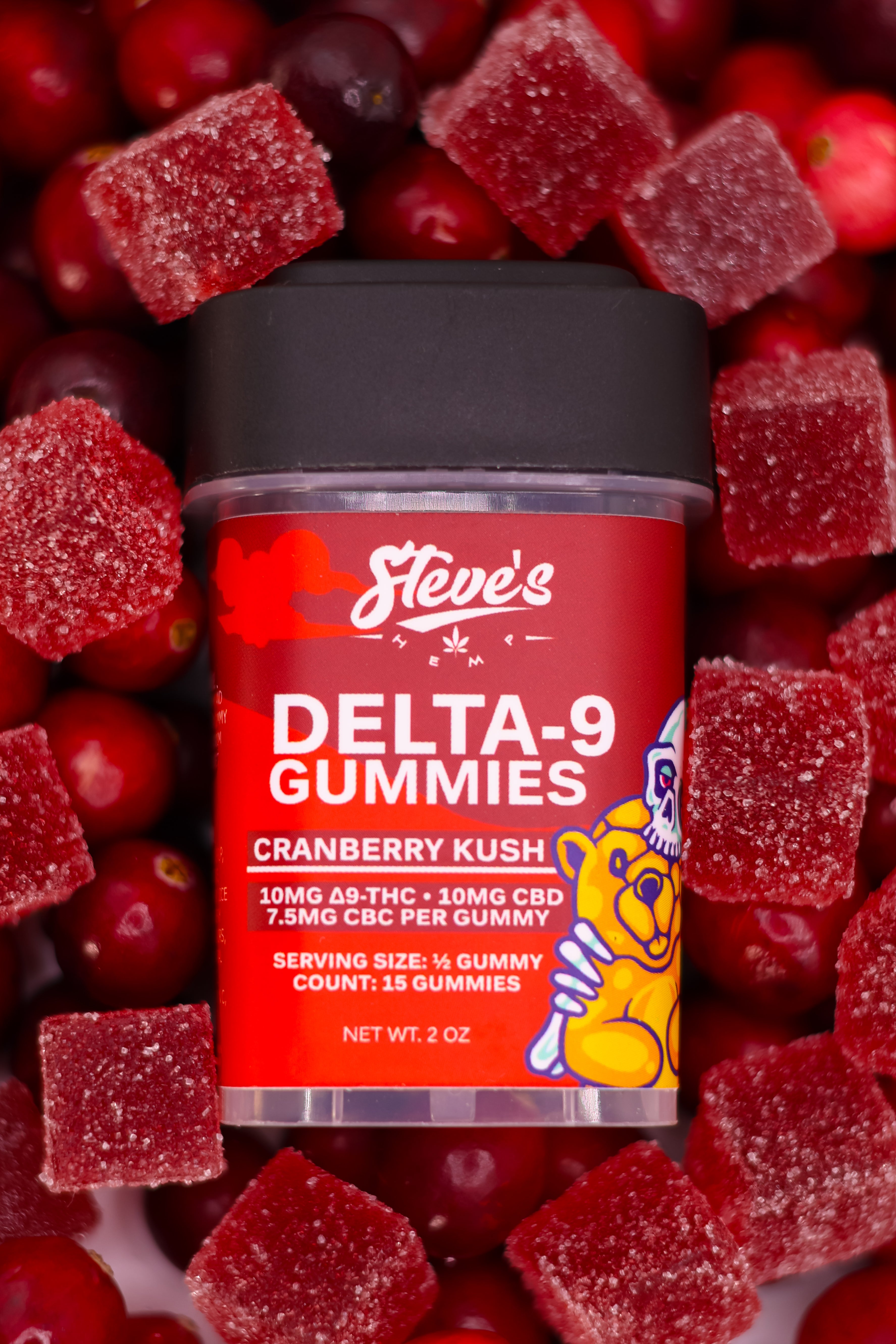 Cranberry Kush Delta-9 Gummies - 10mg
